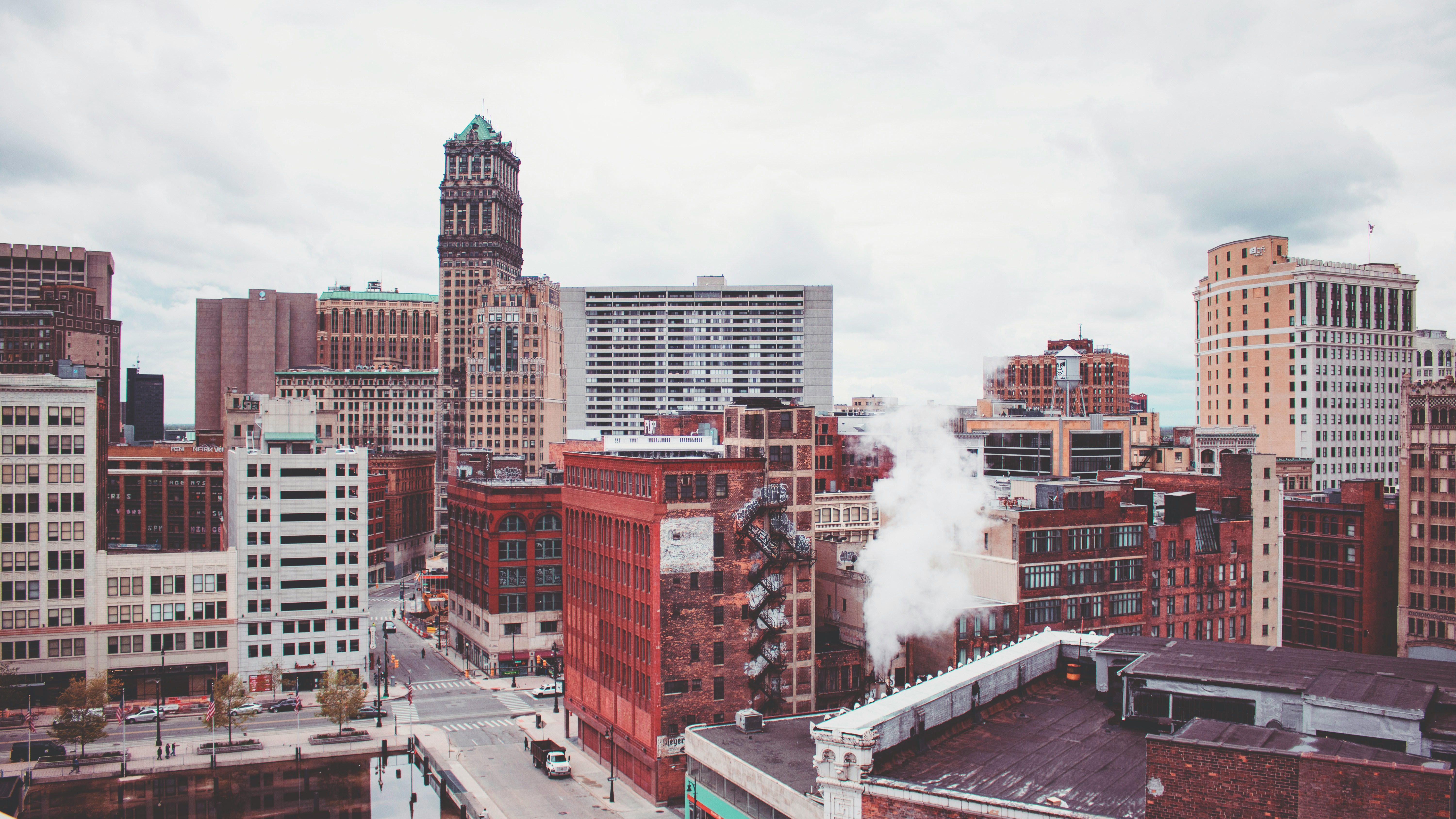 Detroit, Michigan skyline